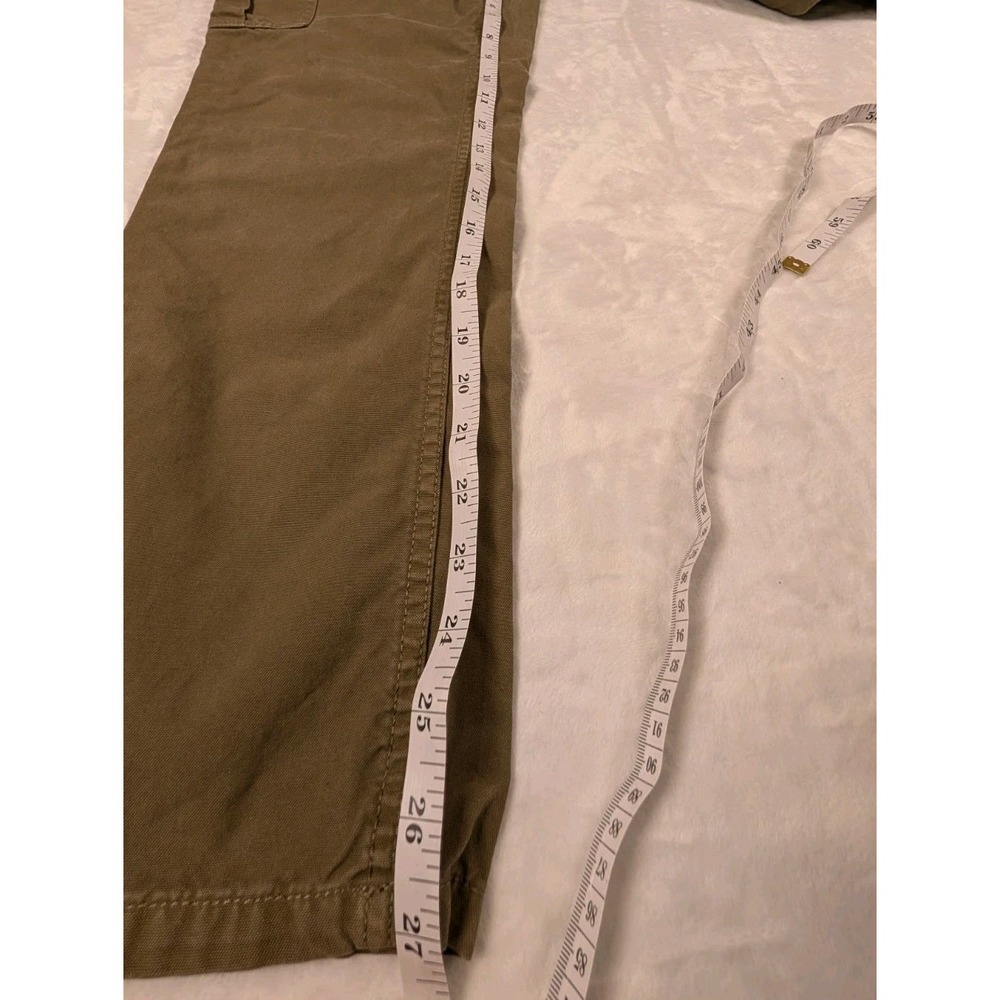 Brooks Brothers 1818 Women's 10 Olive Cargo Utility Pant Straight Pockets - Picture 9 of 12